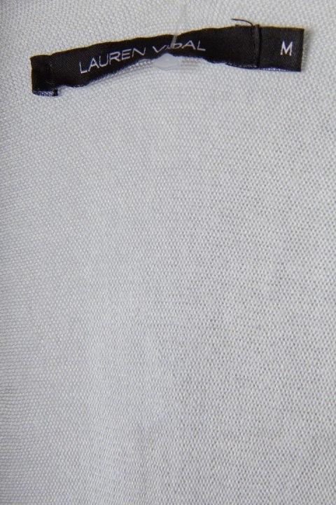 LAUREN VIDAL - zjawiskowy sweter głęboki dekolt - M