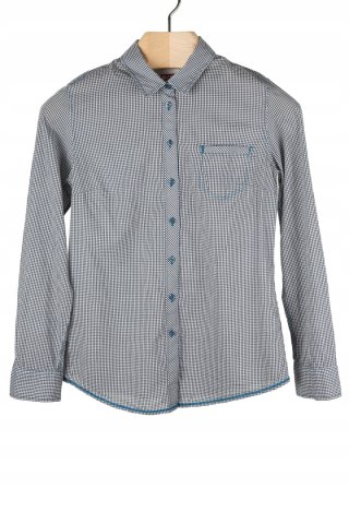 MUSTANG - klasyczna bluzka w kratkę - 36