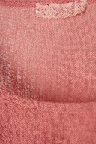 Mięciutka włoska bluzka len bawełna piękny łososiowy kolor luźny krój XL