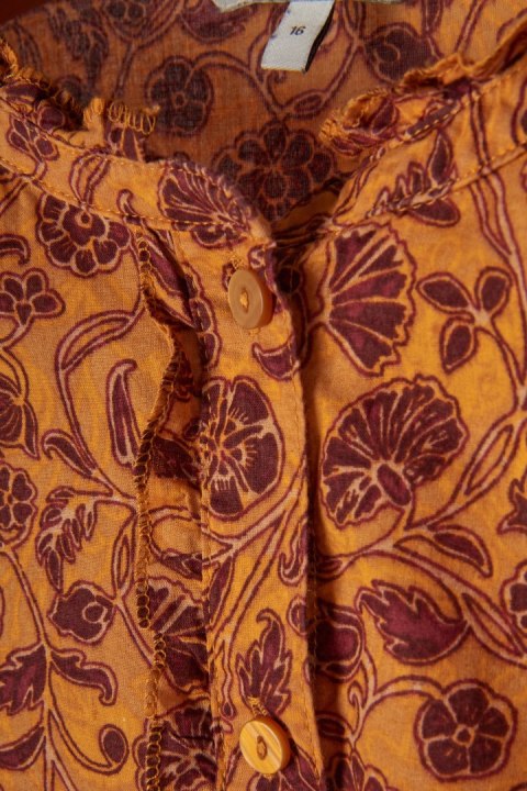 NEXT - bluzka koszulowa miodowy kolor bawełna - 44