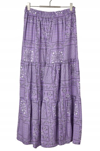 Niespotykana spódnica piękny lawendowy kolor - M