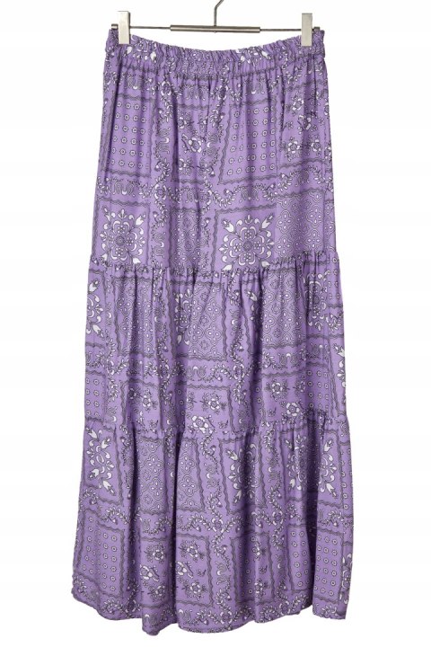 Niespotykana spódnica piękny lawendowy kolor - M