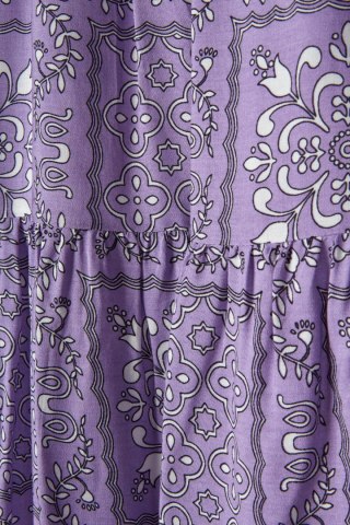 Niespotykana spódnica piękny lawendowy kolor - M