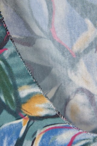 Nietuzinkowy włoska bluzka wiskoza piękne kolory XL