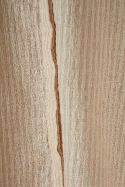 OPUS - naturalna pastelowa bluzka bawełna/len - 38