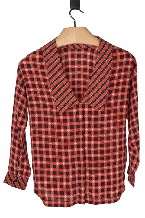 OSMAN LONDON fenomenalna bluzka jedwab piękne kolory 38