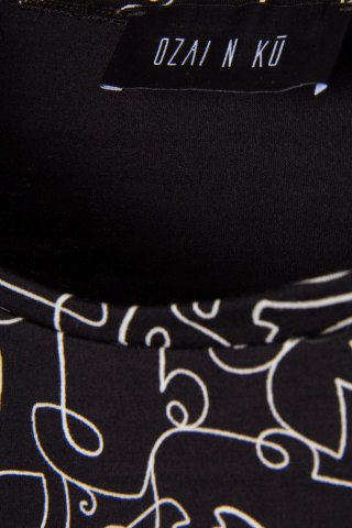 OZAI N KU - mięciutka grecka bluzka bawełna monochromatyczna - L/XL