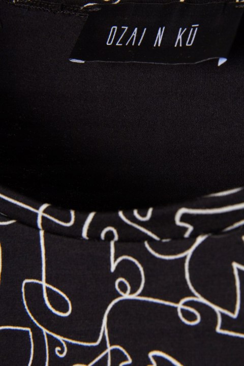 OZAI N KU - mięciutka grecka bluzka bawełna monochromatyczna - L/XL