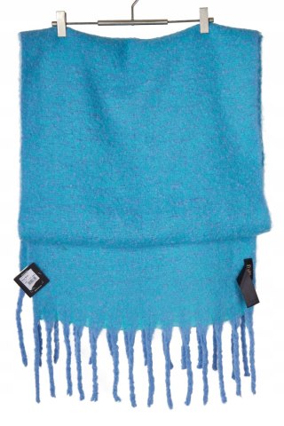 Ogromny mięciutki szal piękny kolor z frędzlami