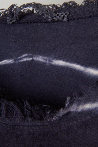 Oryginalna włoska bluzka len bawełna luźny krój - L/XL