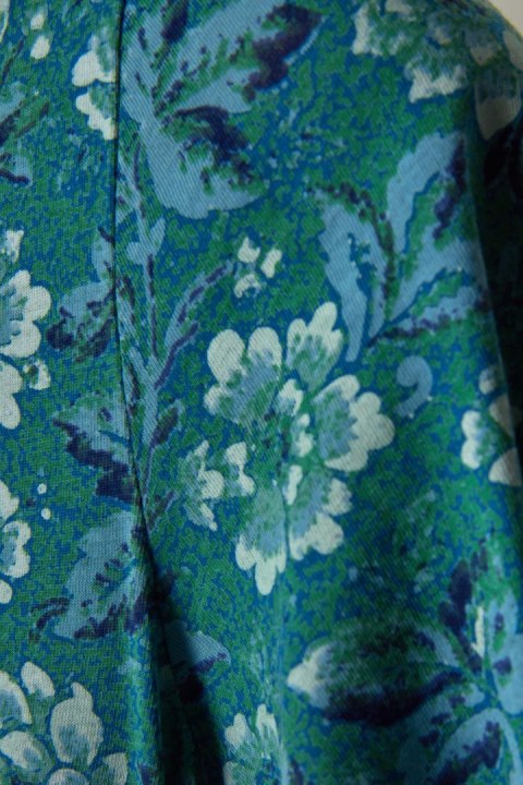 PERUVIAN CONNECTION - śliczna bluzka delikatna bawełna w kwiaty - S