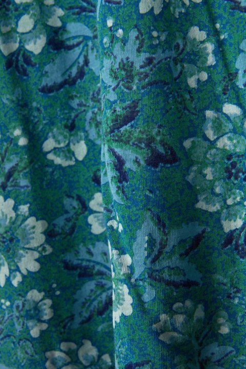 PERUVIAN CONNECTION - śliczna bluzka delikatna bawełna w kwiaty - S