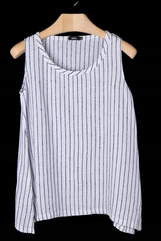 RALSTON - ciekawa bluzka szlachetny len - M/L