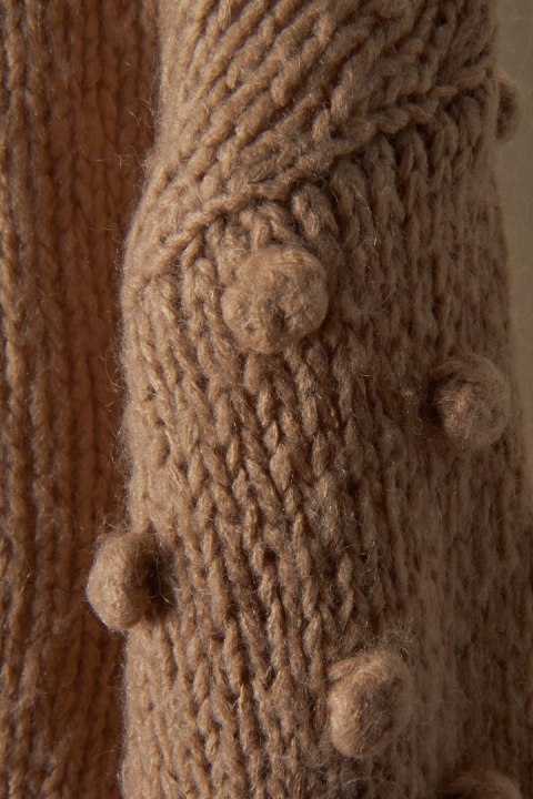 RESUME niespotykany sweter piękny camelowy brąz S/M