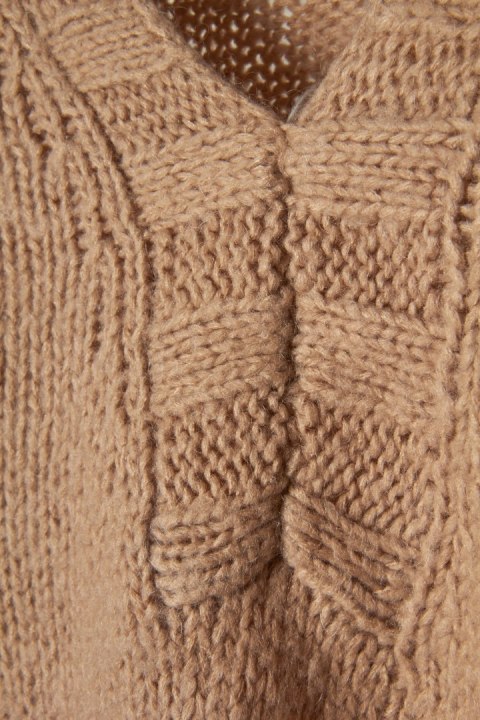 RESUME niespotykany sweter piękny camelowy brąz S/M