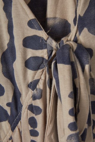 RIMINI - niesamowita sukienka kopertowa bawełna -M