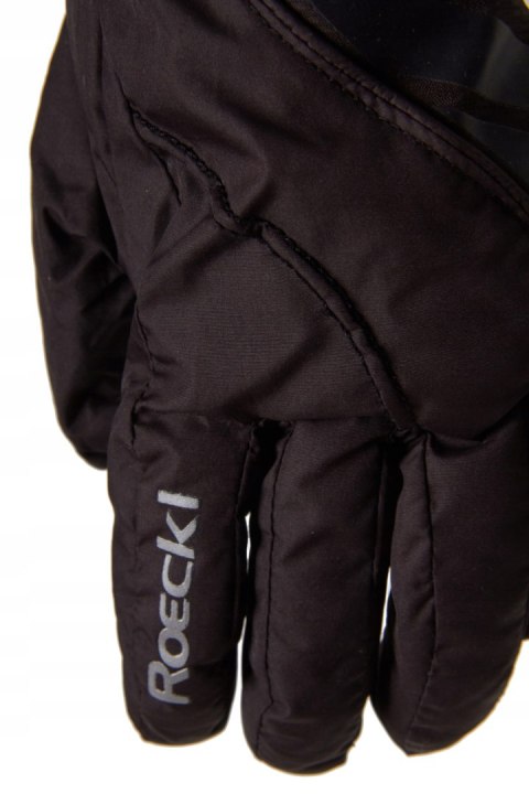ROECKL - mięciutkie ocieplane zimowe rękawice elementy skórzane