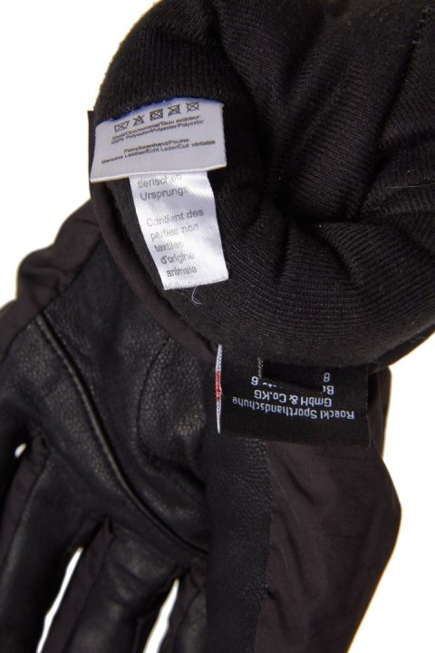 ROECKL - mięciutkie ocieplane zimowe rękawice elementy skórzane