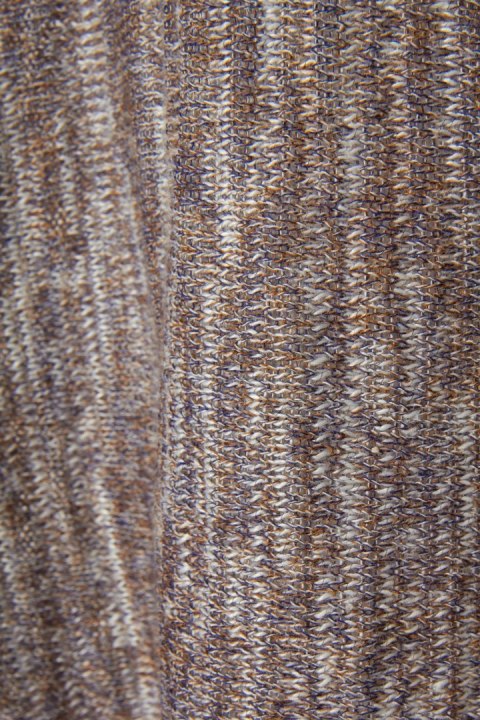 SAHARA - ciekawa bluzka z lnem melanż luźny krój - S/M