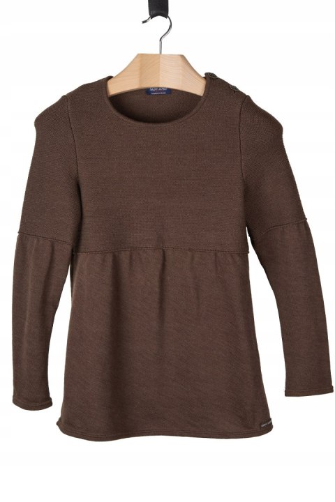 SAINT JAMES - mięciutki sweter tunika wełna - 36