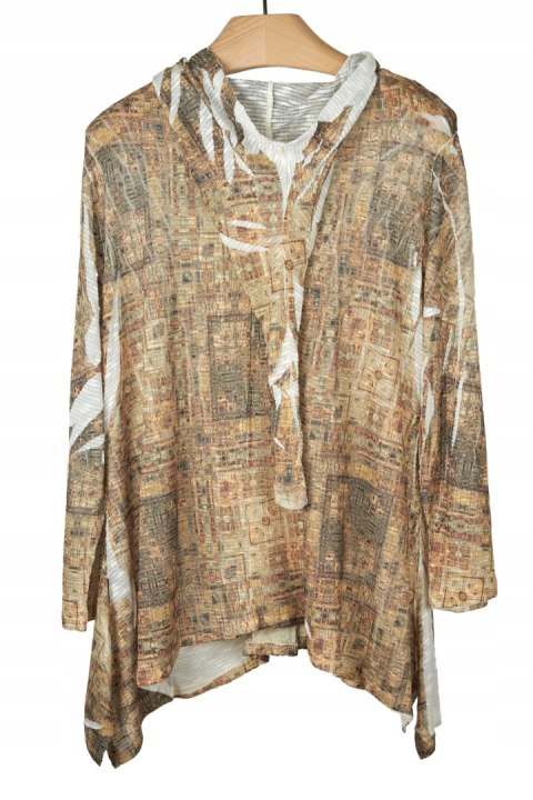 SARAH SANTOS -włoska tunika bluzka piękny wzór-XXL