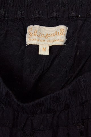 SCHIAPARELLI NOA NOA - luksusowa spódnica vintage hafty falbanki - M