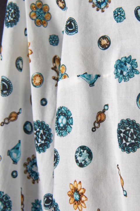 SEIDENSTICKER - niespotykana bluzka motyw szlachetnych kamieni - 38