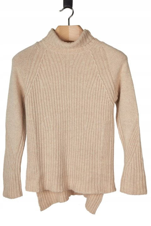 SELECTION - mięciutki sweter wełna luźny krój - S