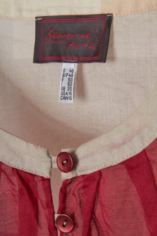 SEMPRE PIU BY CHALOU - delikatna bluzka bawełna pastelowe kolory - 46