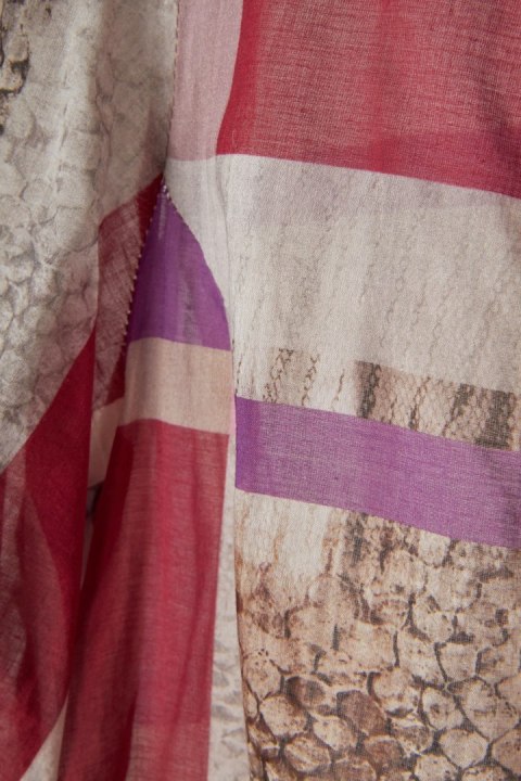 SEMPRE PIU BY CHALOU - delikatna bluzka bawełna pastelowe kolory - 46