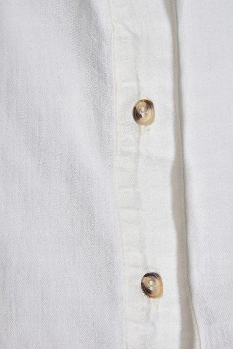 SEVENTY+MOCHI - wyjątkowa bluzka falbanki ecru - 40