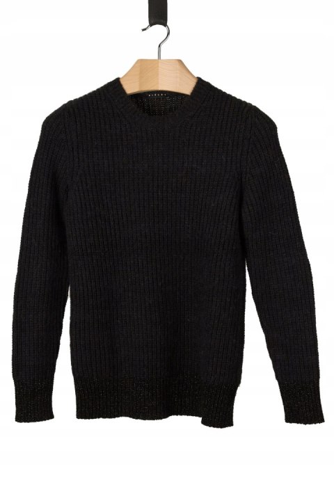 SISLEY - mięciutki sweter błyszczące ściągacze -36