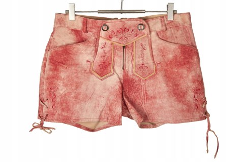 SPIETH&WENSKY -fantastyczne spodenki skórzane - 38