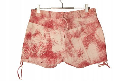 SPIETH&WENSKY -fantastyczne spodenki skórzane - 38