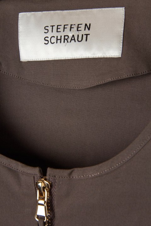 STEFFEN SCHRAUT śliczna bluzka gipiura kolor kawy z mlekiem 36