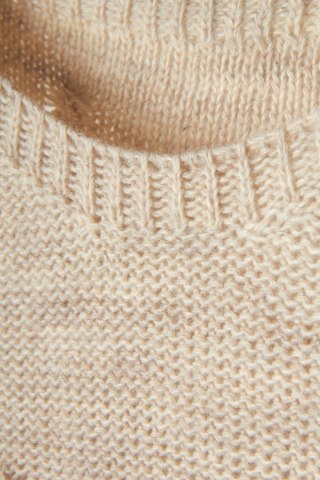 Śliczny włoski sweter piękny splot luźny krój L