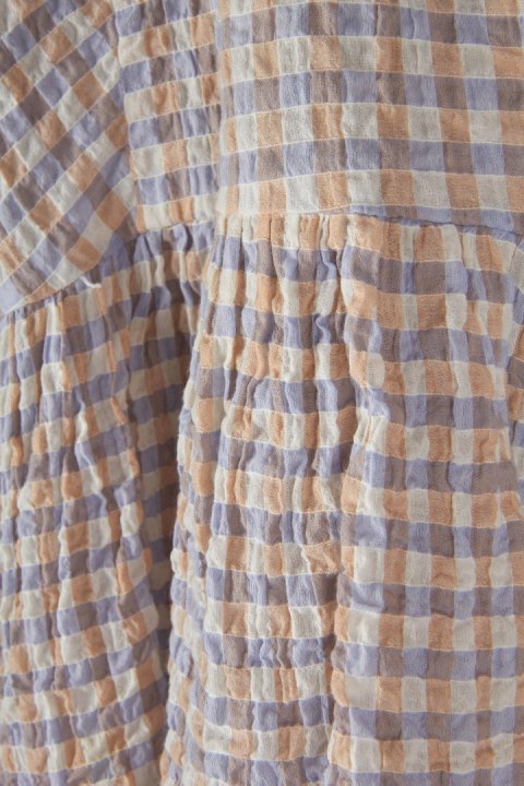 TOPSHOP - śliczna pastelowa bluzka z falbaną - S