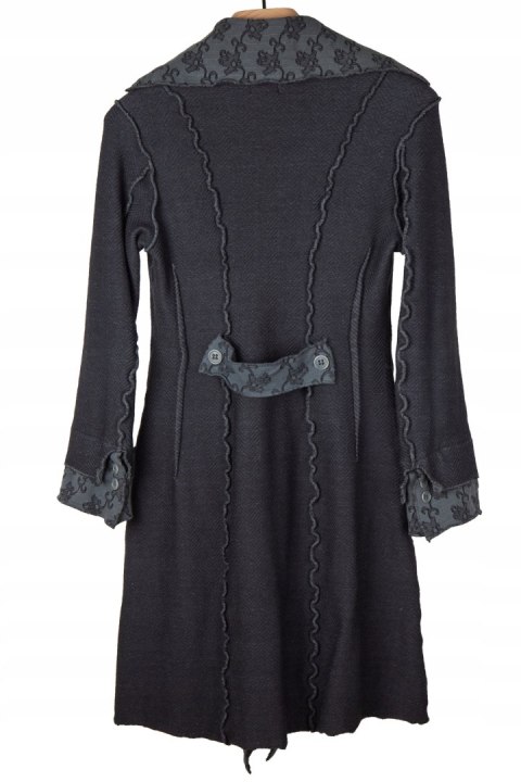 TRANSIT PAR-SUCH - artystyczny płaszcz wełna - S