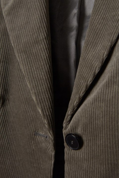 WINDSOR. - luksusowa marynarka sztruks khaki - 36