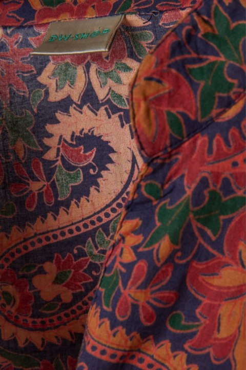 Wyjątkowa bluzka koszulowa piękny wzór paisley - XL/XXL