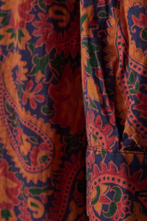 Wyjątkowa bluzka koszulowa piękny wzór paisley - XL/XXL