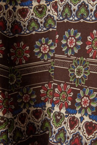 Wyszukana maxi spódnica bawełna piękne wzory - S