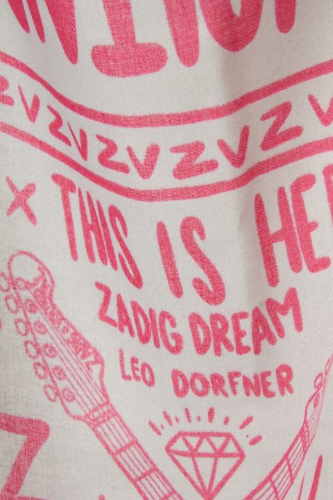 ZADIG&VOLTAIRE PARFUMS kolorowa mięciutka chusta apaszka