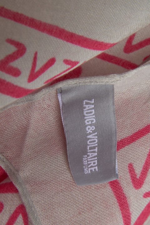 ZADIG&VOLTAIRE PARFUMS kolorowa mięciutka chusta apaszka