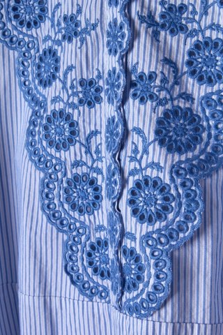 ZARA - urocza bluzka koszulowa piękne hafty - M