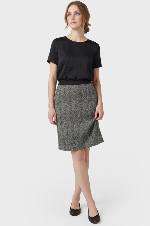 1.2.3 PARIS śliczna spódnica bawełna monochromatyczna 40