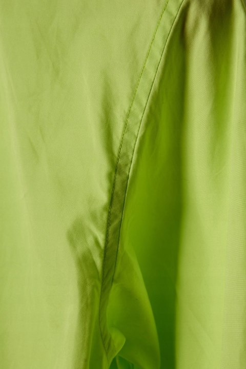 ARKET wyjątkowa bluzka koszulowa neonowa limonka oversize S/M