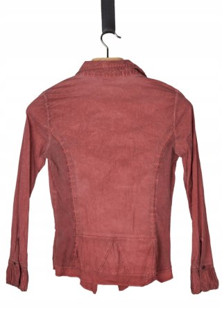 BOTTEGA (ELISA CAVALETTI) niebanalna włoska bluzka róż indyjski M