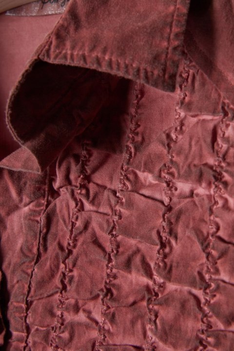 BOTTEGA (ELISA CAVALETTI) niebanalna włoska bluzka róż indyjski M