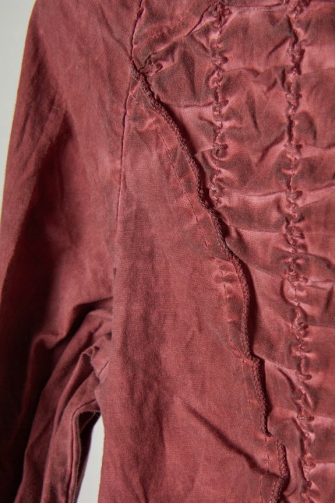 BOTTEGA (ELISA CAVALETTI) niebanalna włoska bluzka róż indyjski M